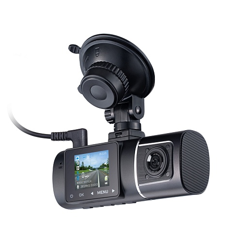 Двухканальный видеорегистратор iBOX Flip GPS Dual